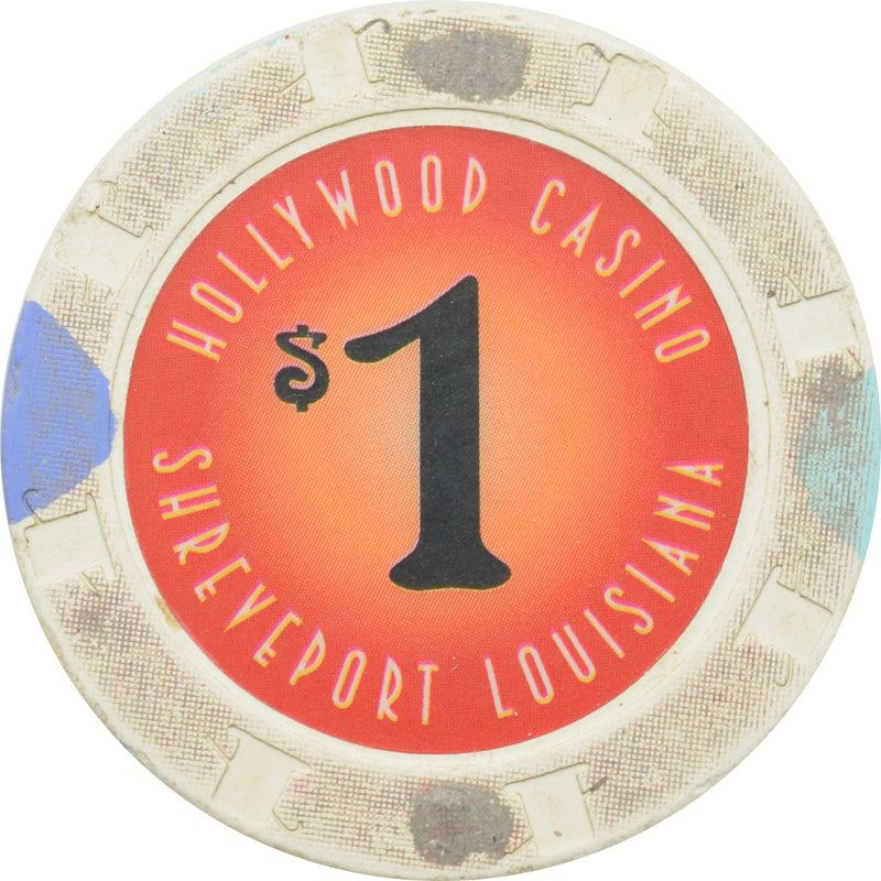 Hollywood Casino Shreveport Louisiana $1 Chip