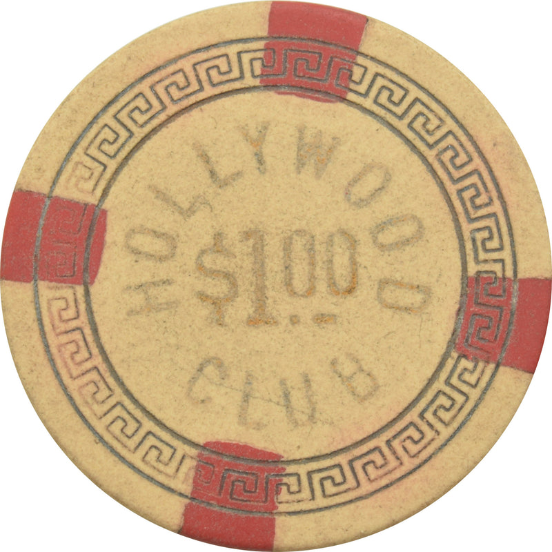 Hollywood Club Illegal Casino Toledo Ohio $1 Chip