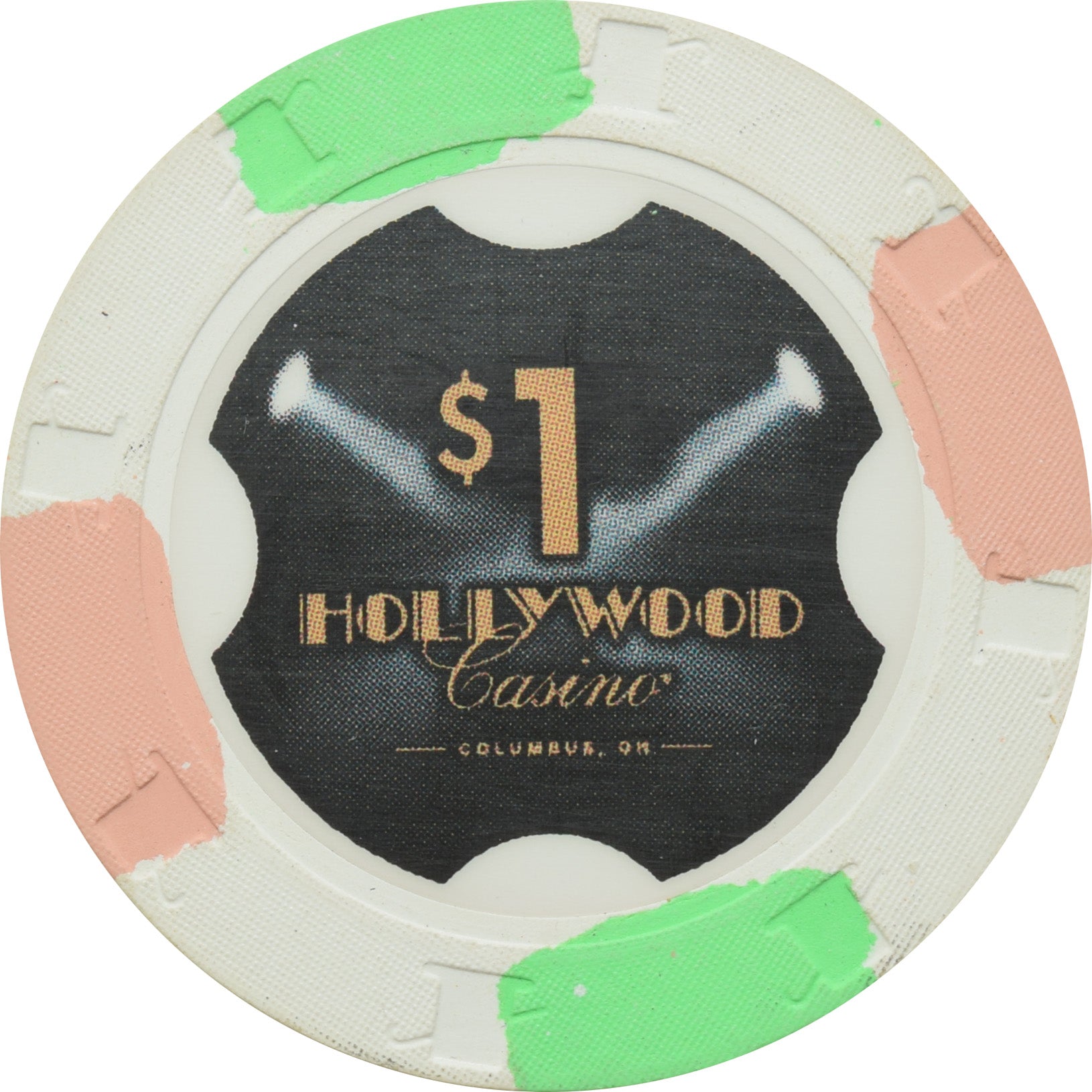 Hollywood Casino Columbus OH $1 Chip