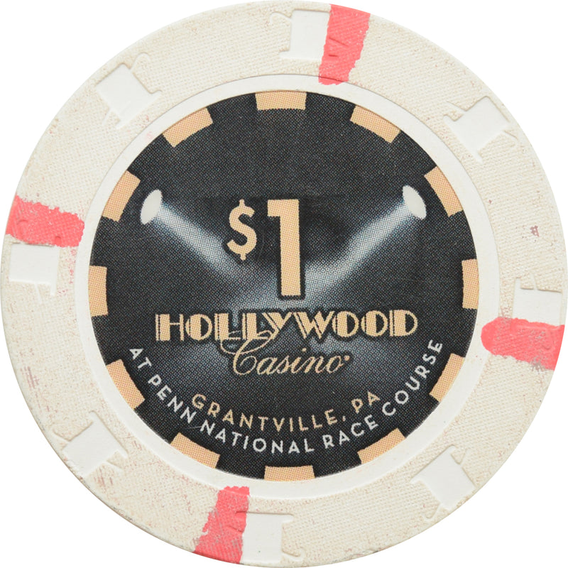 Hollywood Casino Grantville Pennsylvania $1 Chip