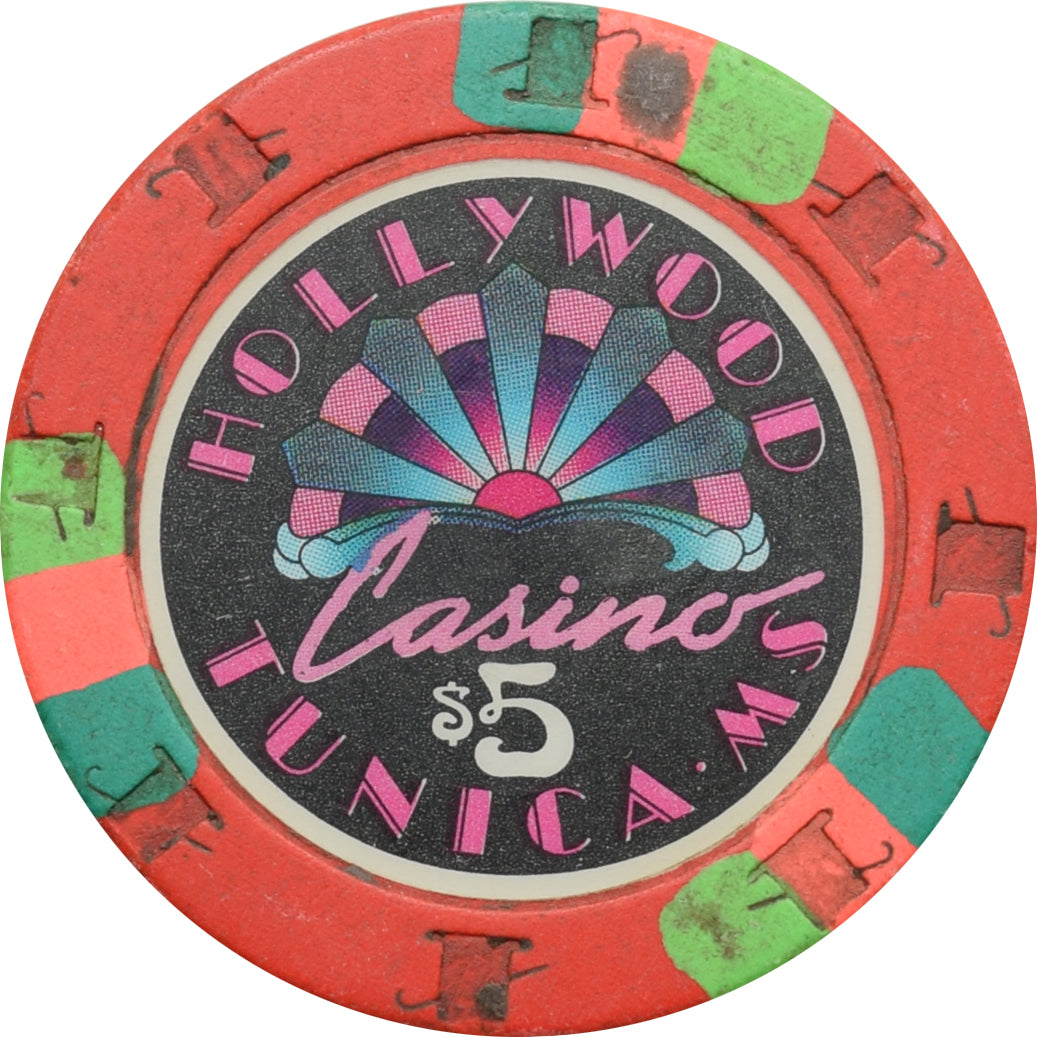 Hollywood Casino Tunica Mississippi $5 Chip