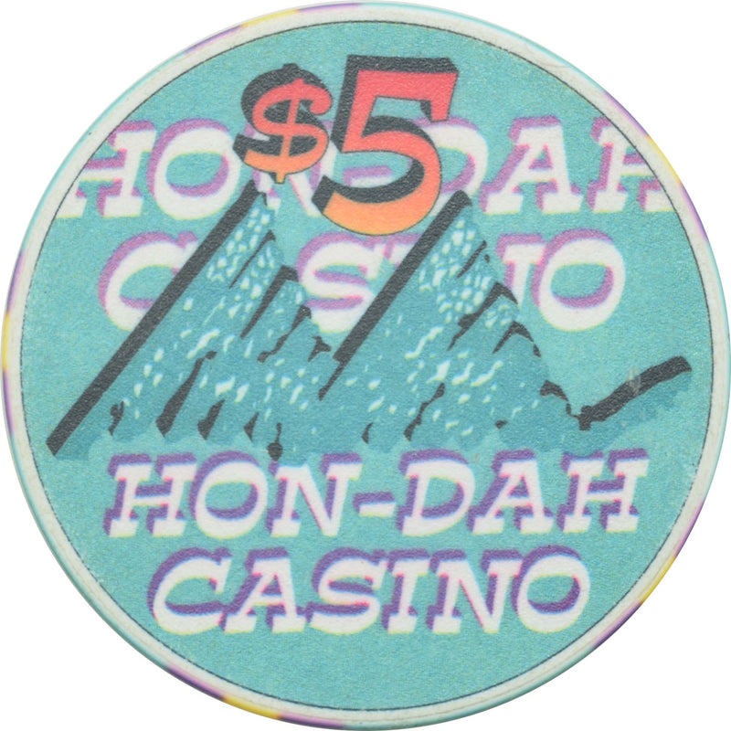 HON-DAH Resort Casino Pinetop Arizona $5 Chip