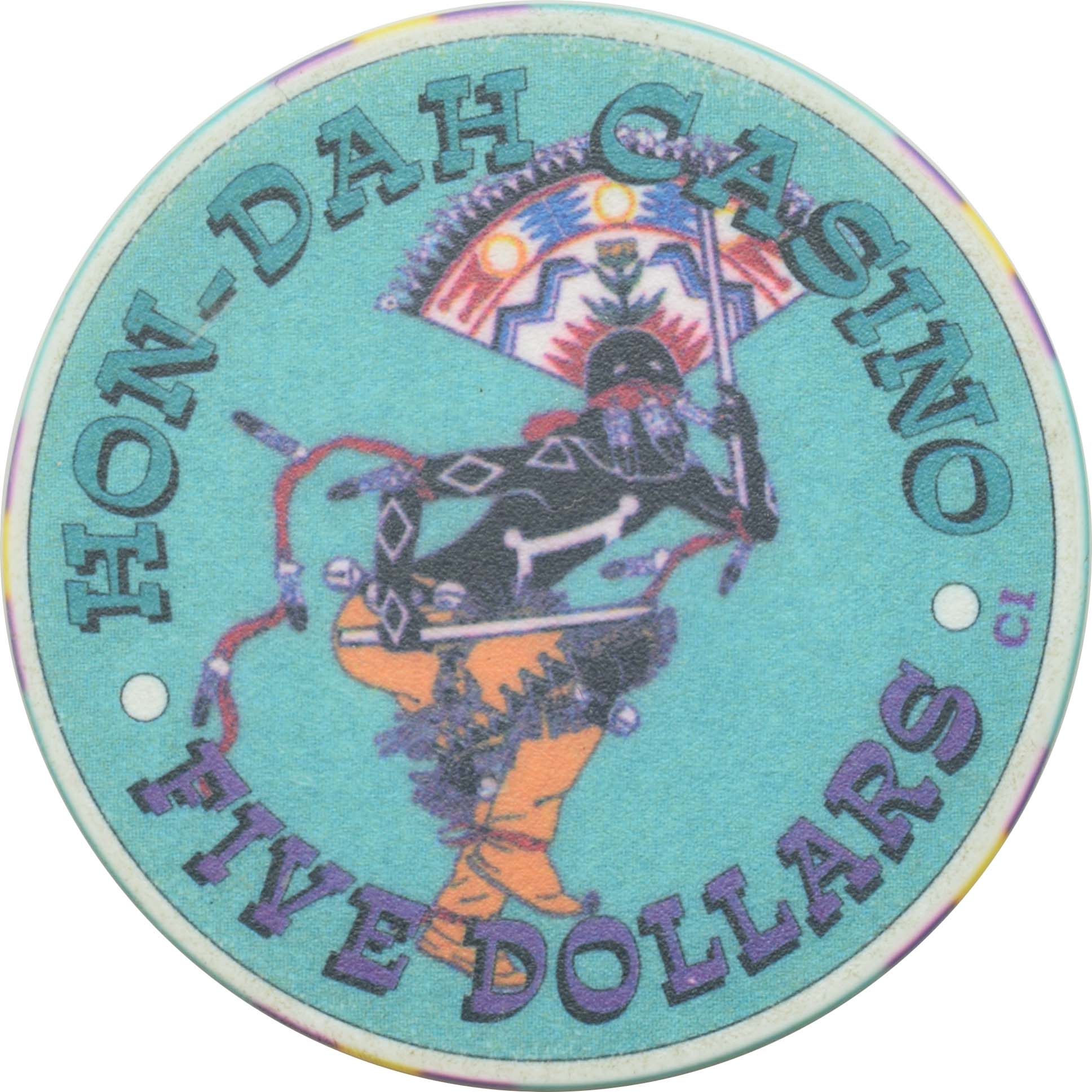 HON-DAH Resort Casino Pinetop Arizona $5 Chip