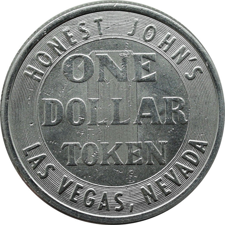 Honest John's Casino Las Vegas NV $1 Token 1965
