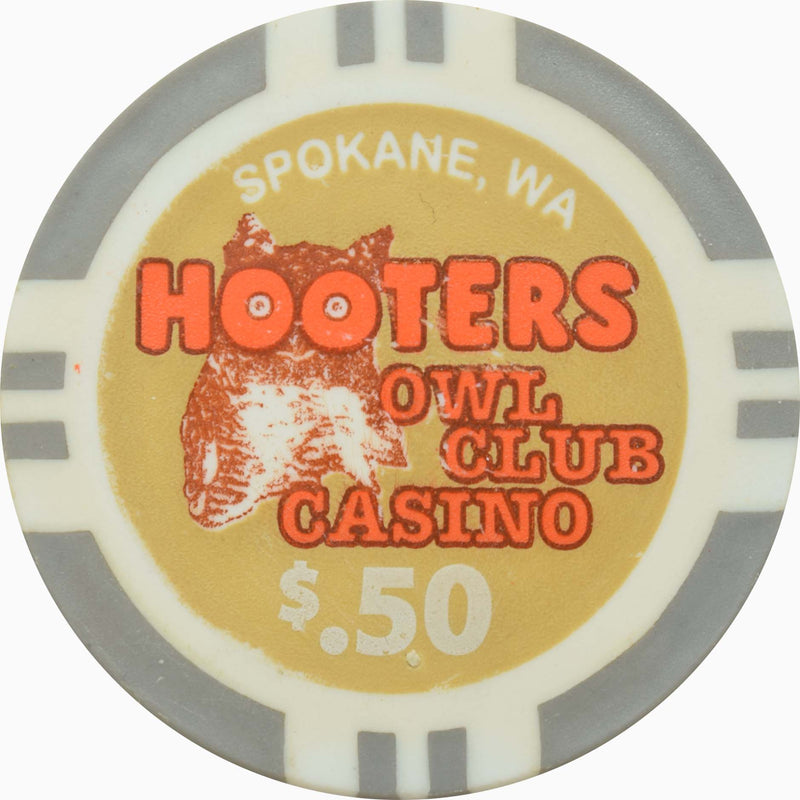 Hooters Owl Club Casino Spokane Washington 50 Cent Chip