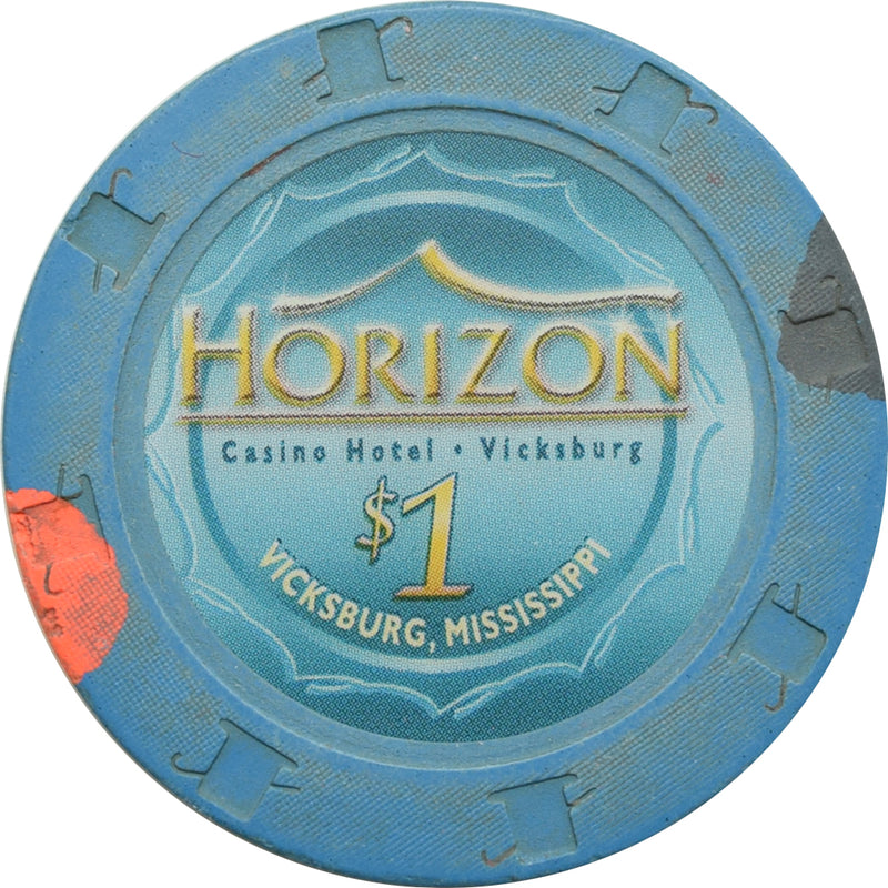 Horizon Casino Vicksburg Mississippi $1 Chip