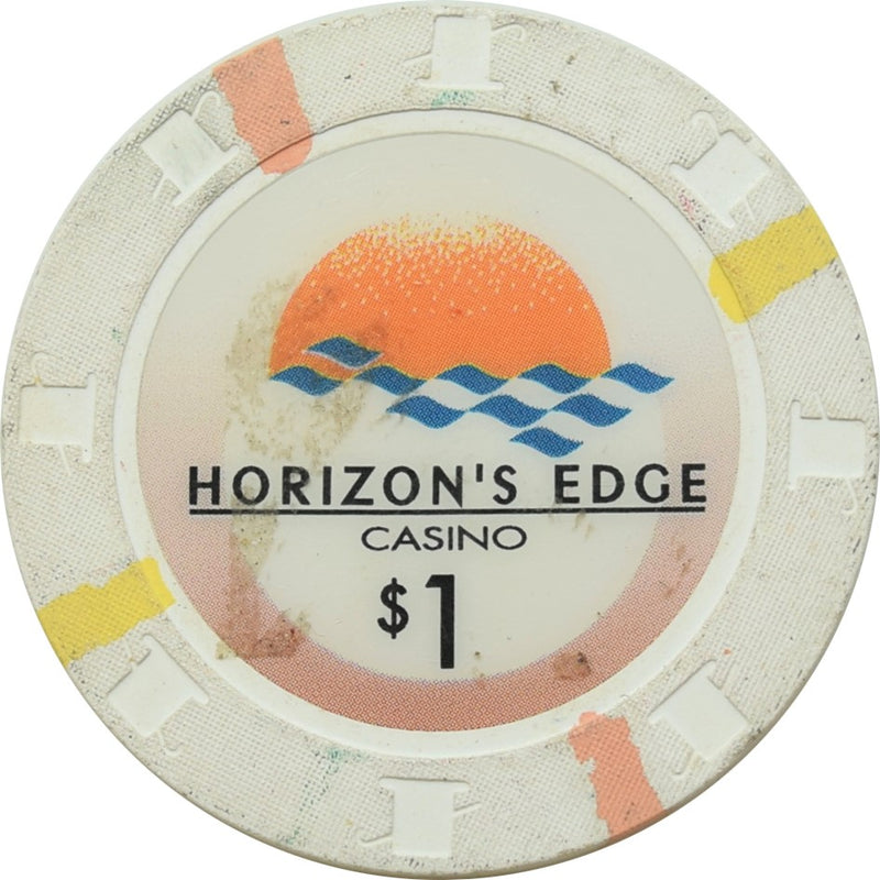 Horizon's Edge Casino Gloucester Massachusetts $1 Chip