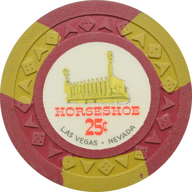 Horseshoe Club Casino Las Vegas Nevada 25 Cent Chip 1953