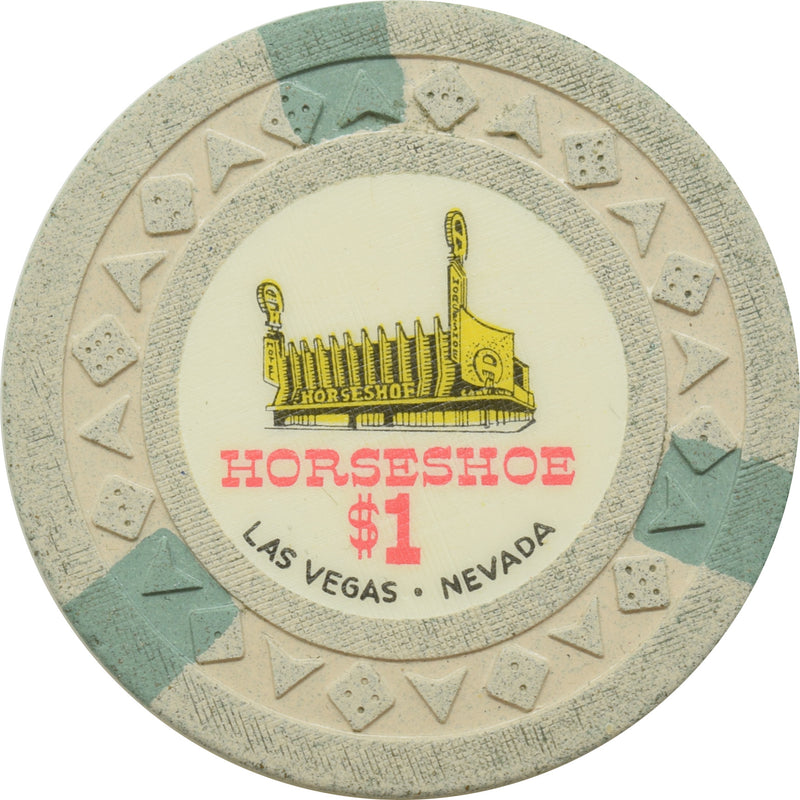 Horseshoe Club Casino Las Vegas Nevada $1 Chip 1962