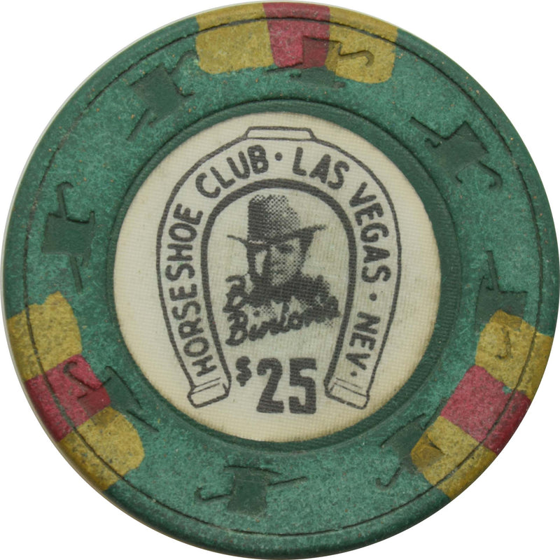 Horseshoe Club Casino Las Vegas Nevada $25 Chip 1997