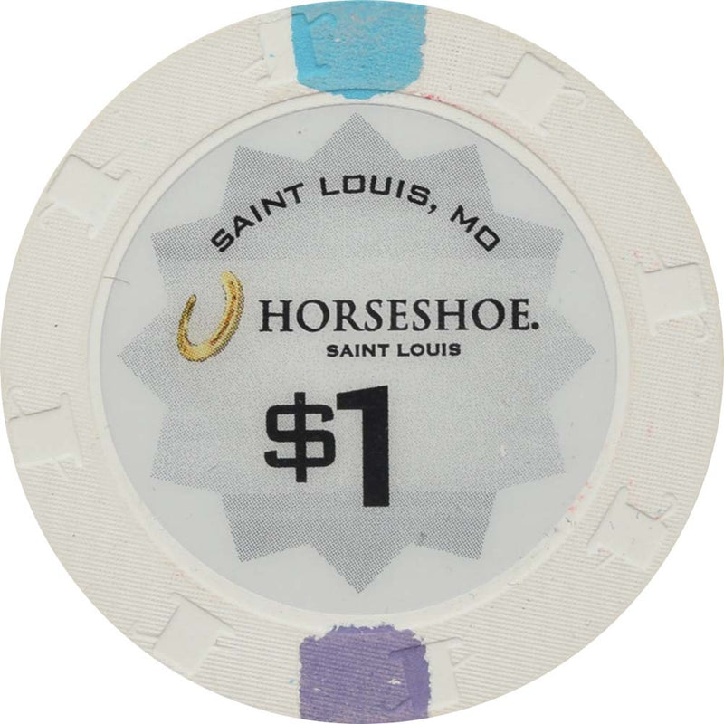 Horseshoe Saint Louis Casino St. Louis Missouri $1 Chip
