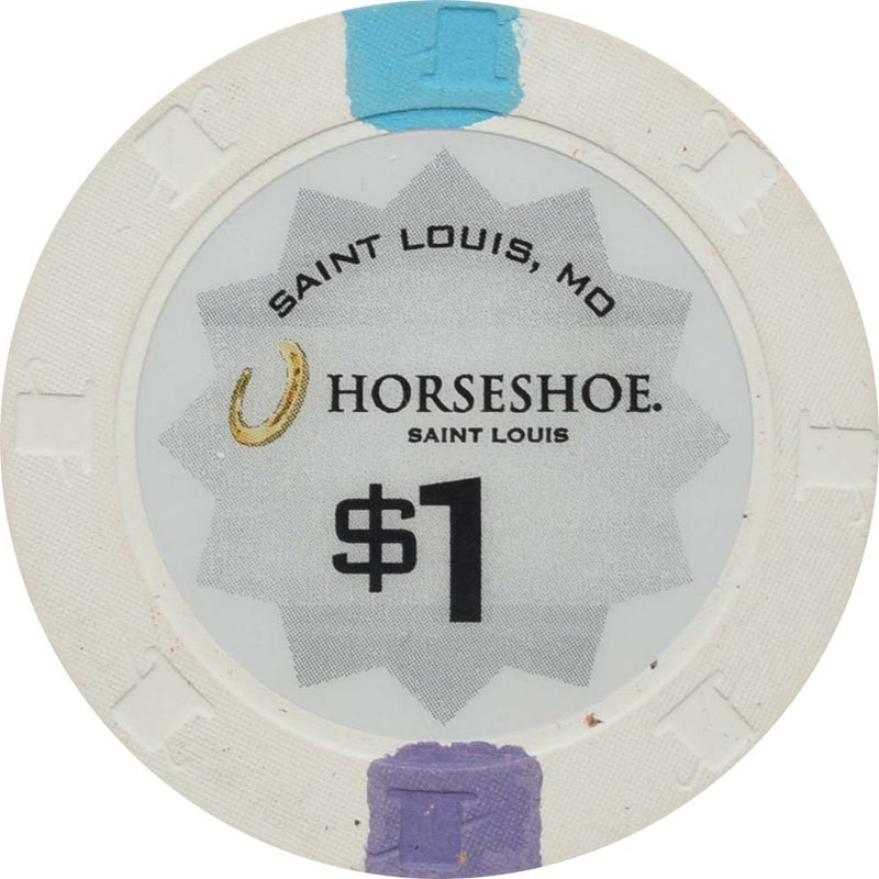 Horseshoe Saint Louis Casino St. Louis Missouri $1 Chip