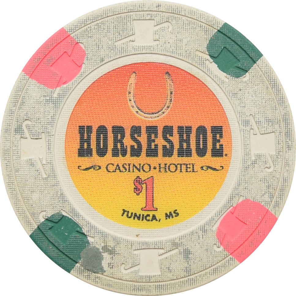 Horseshoe Casino Tunica MS $1 Chip #2