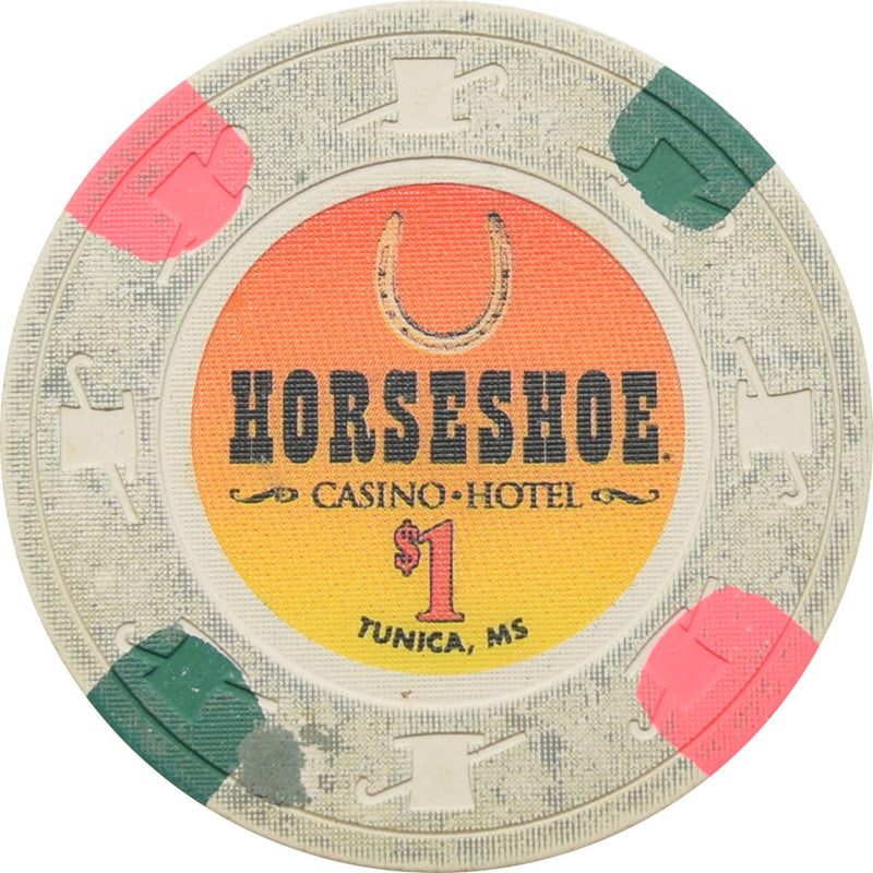 Horseshoe Casino Tunica MS $1 Chip