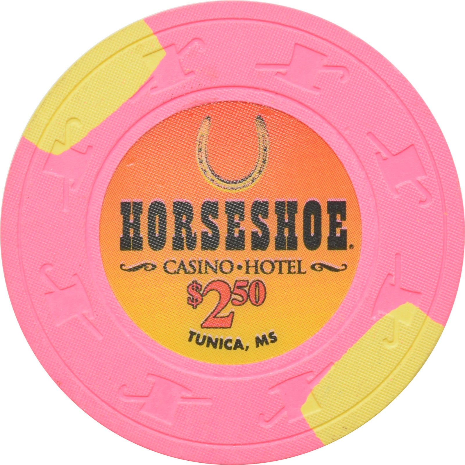 Horseshoe Casino Tunica MS 2.50 Chip