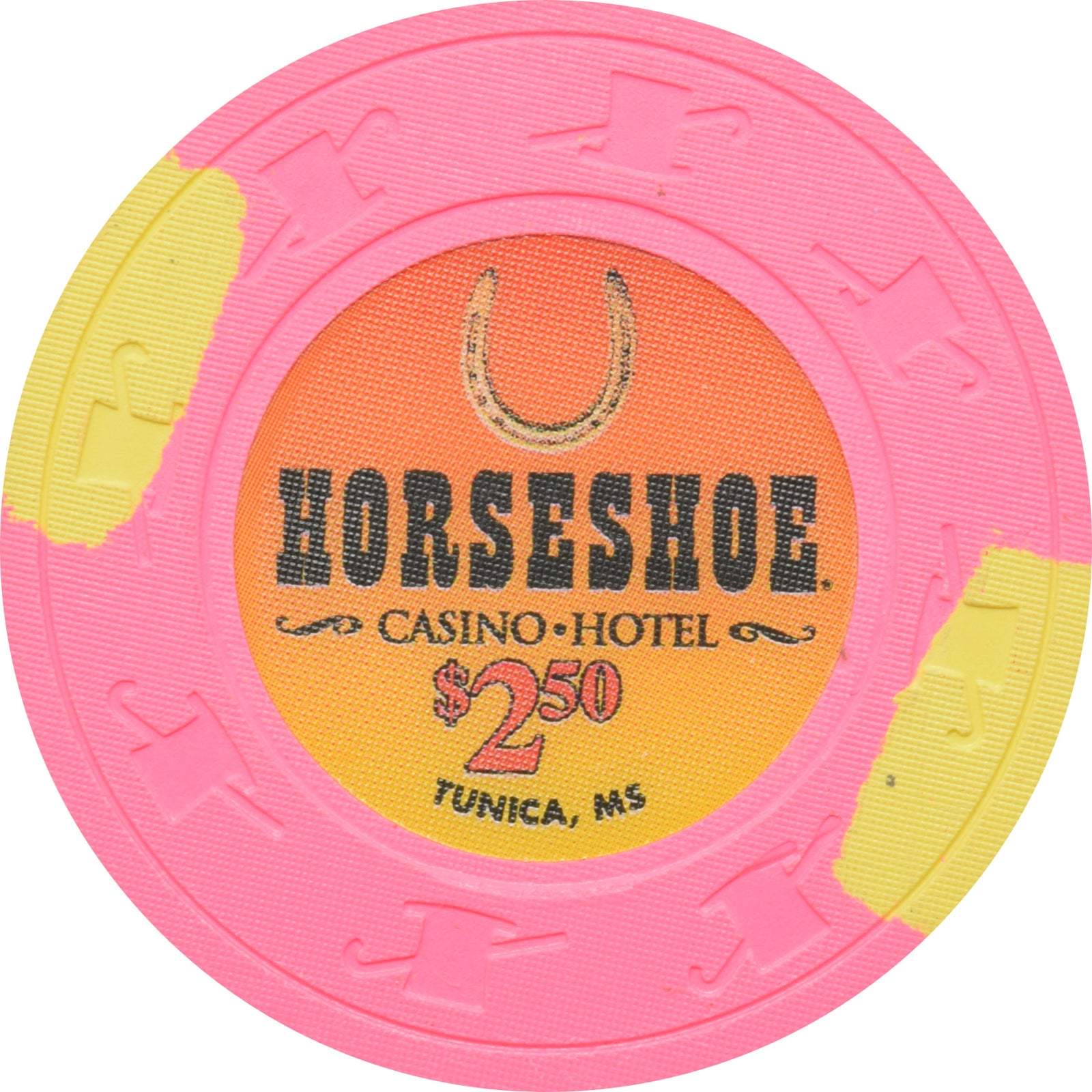 Horseshoe Casino Tunica MS 2.50 Chip