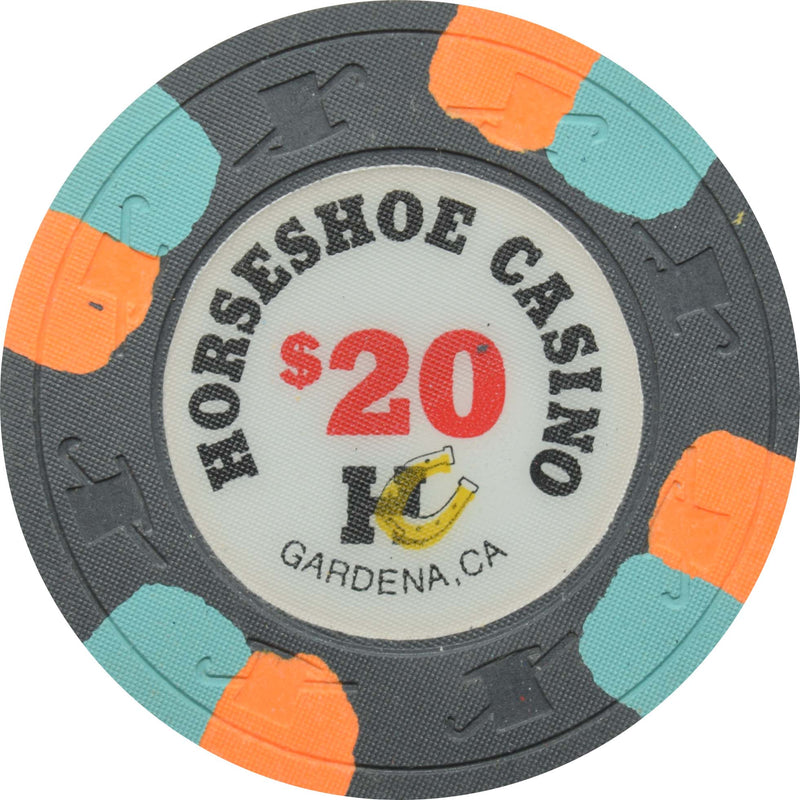 Horseshoe Casino Gardena California $20 Chip Paulson Fantasy
