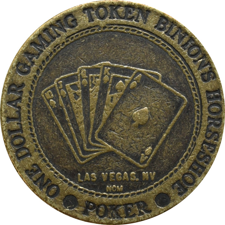 Horseshoe Club Casino $1 Token Las Vegas 1990