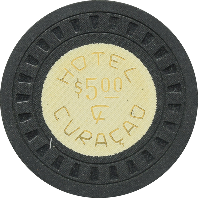 Hotel Curacao Casino Willemstad Curacao $5 Chip