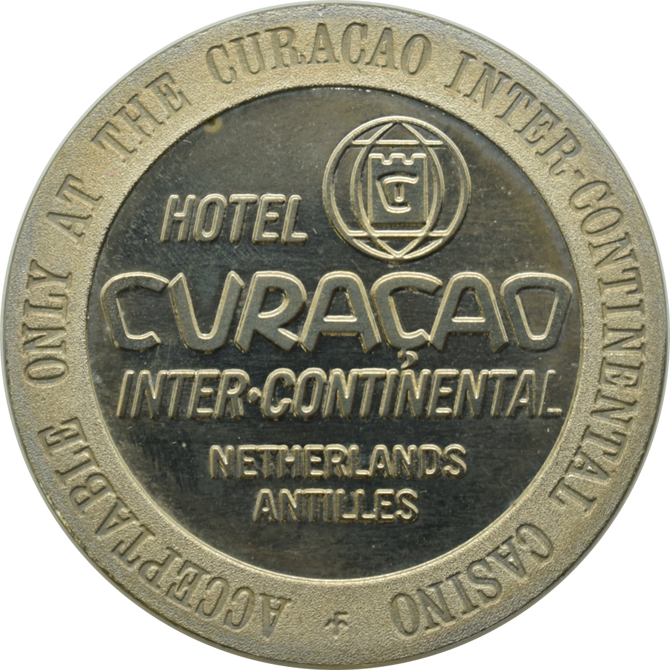 Hotel Curacao Inter-Continental Willemstad Curacao 50 Cent Token 1968