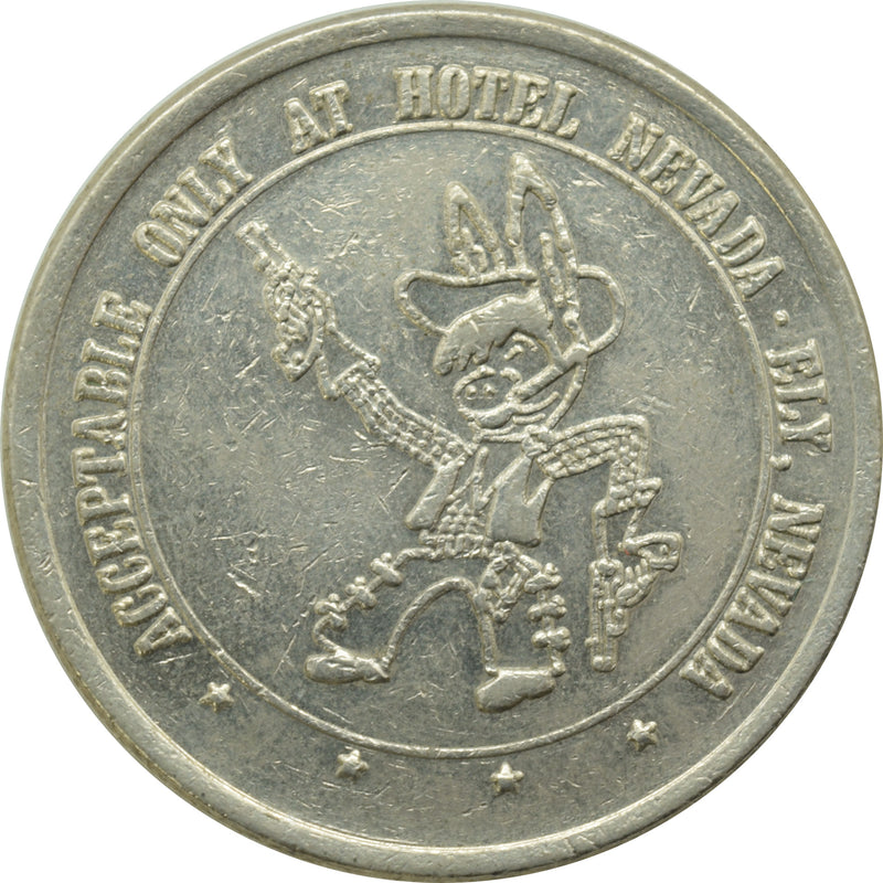 Hotel Nevada Casino Ely Nevada $1 Token 1980