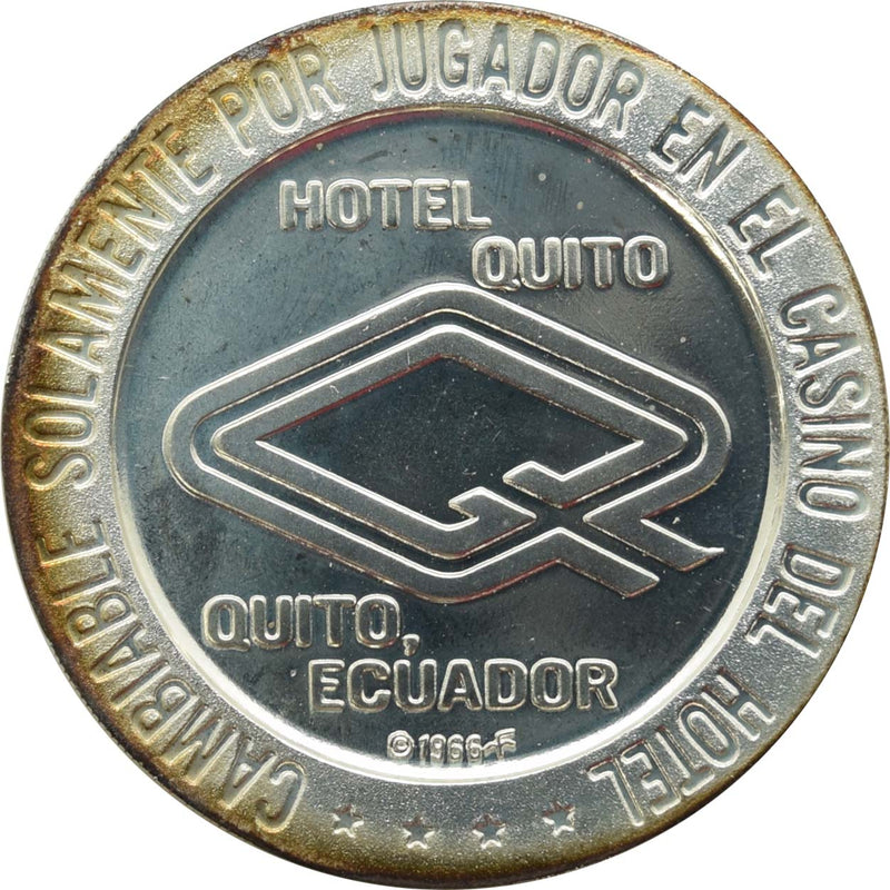 Hotel Quito Casino Quito Ecuador 20 Sucres Token