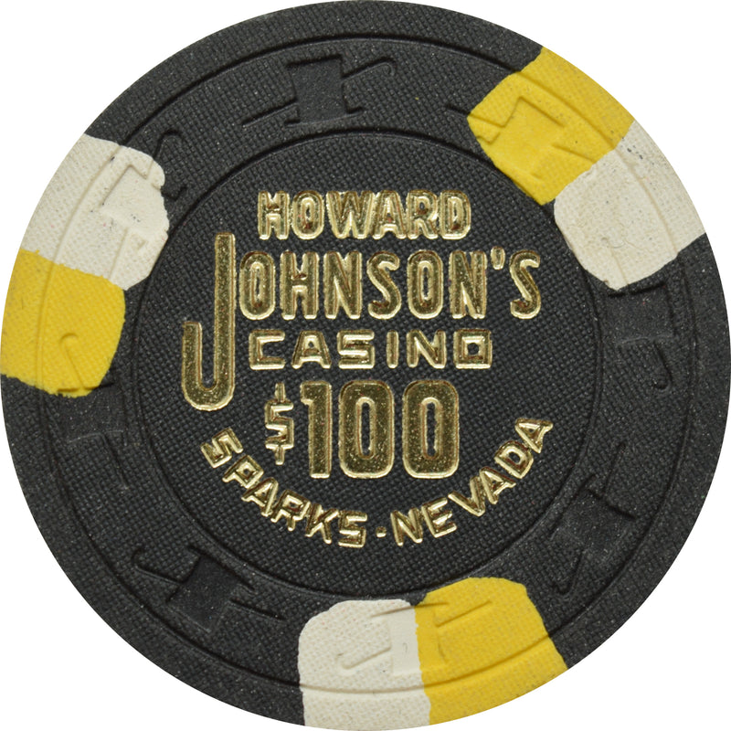 Howard Johnson's Casino Sparks Nevada $100 Chip 1975