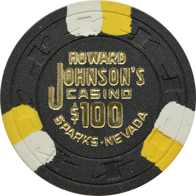 Howard Johnson's Casino Sparks Nevada $100 Chip 1975