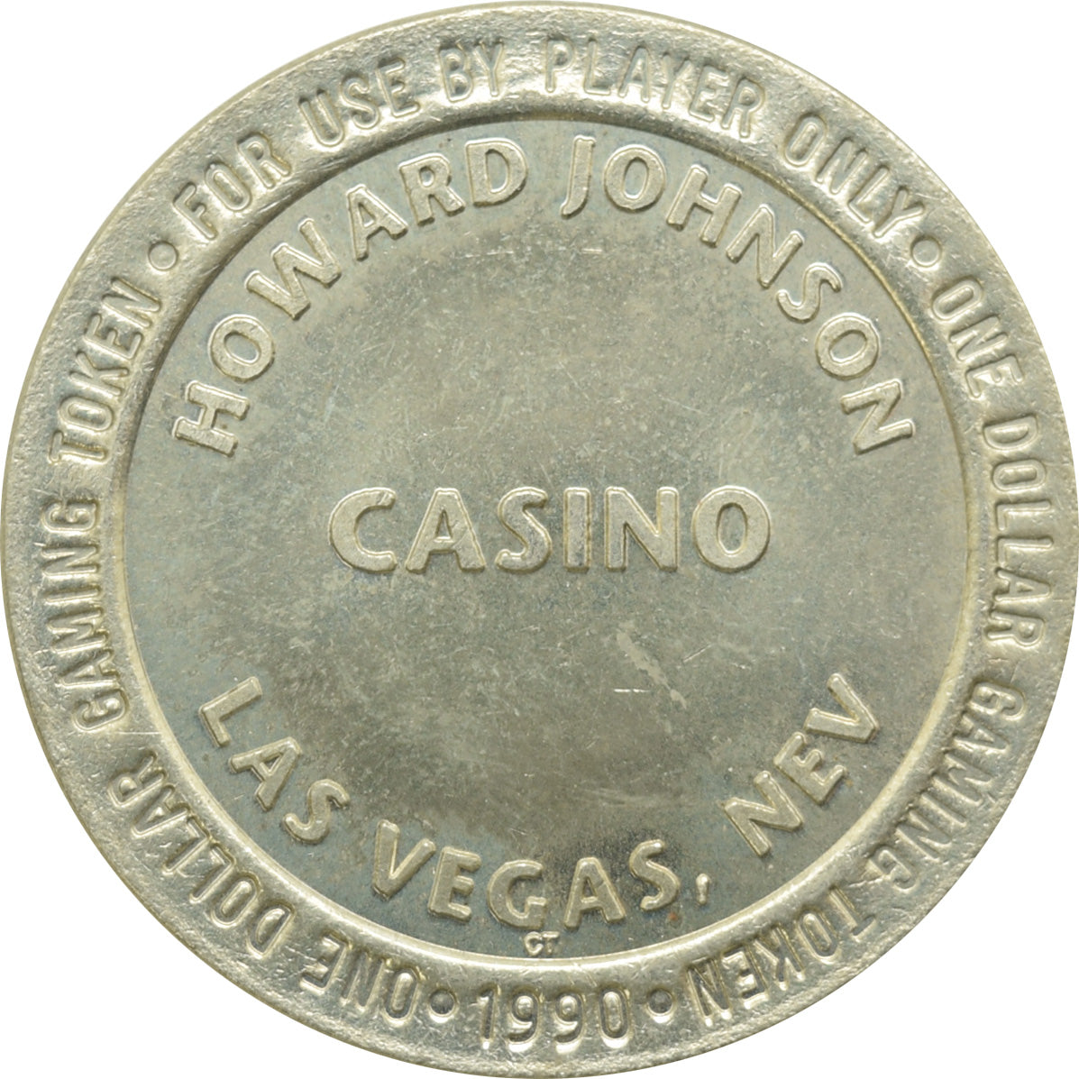 Howard Johnson Casino Las Vegas NV $1 Token 1990