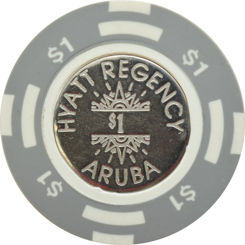 Hyatt Regency Casino Palm Beach Aruba $1 Chip
