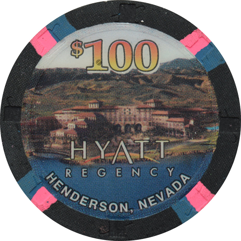 Hyatt Regency Casino Henderson Nevada $100 Chip 1999