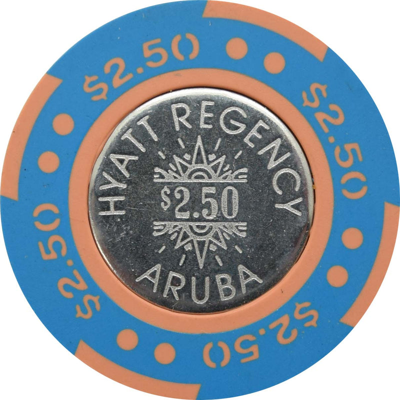 Hyatt Regency Casino Palm Beach Aruba $2.50 Chip
