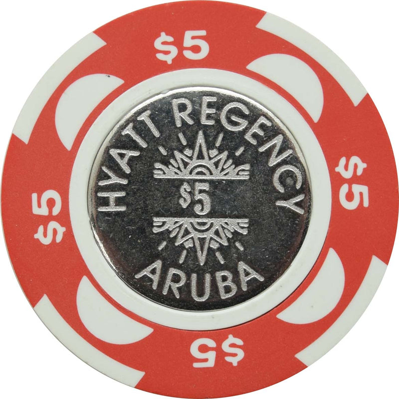 Hyatt Regency Casino Palm Beach Aruba $5 Chip