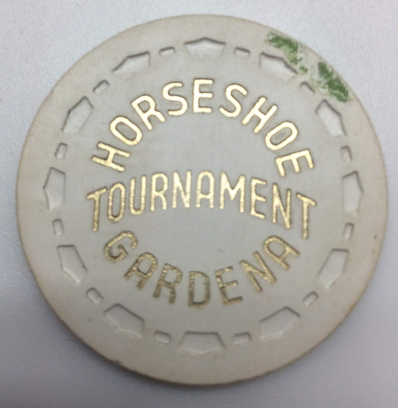 Horseshoe Gardena Tournament Chip White