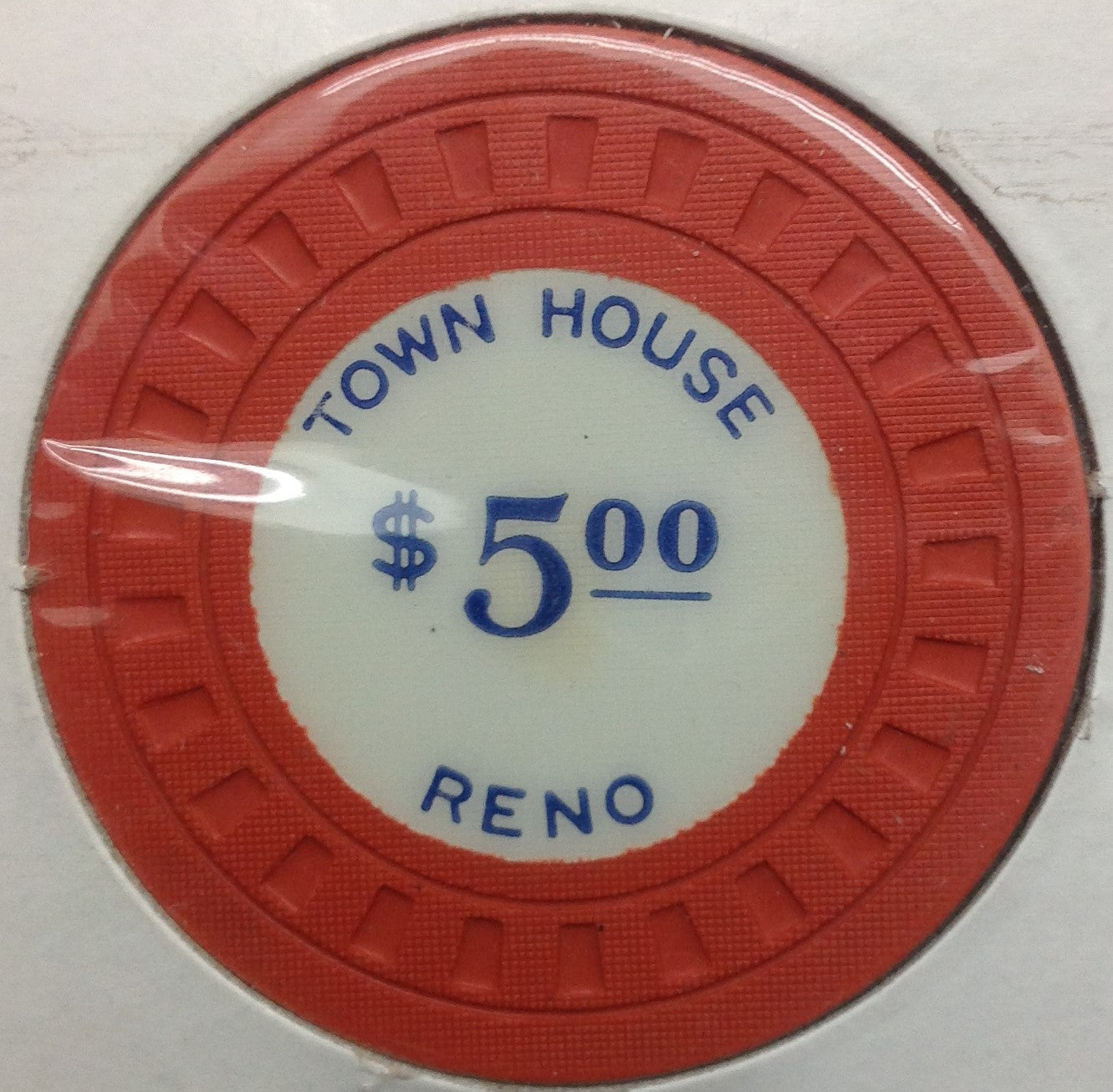 Town House Casino Reno Nevada $5 Chip 1940s