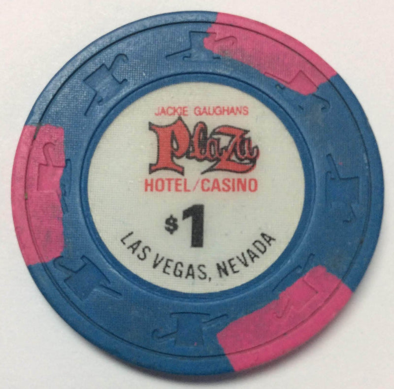 Plaza Jackie Gaughan's Casino Las Vegas Nevada $1 LCV Chip 1992