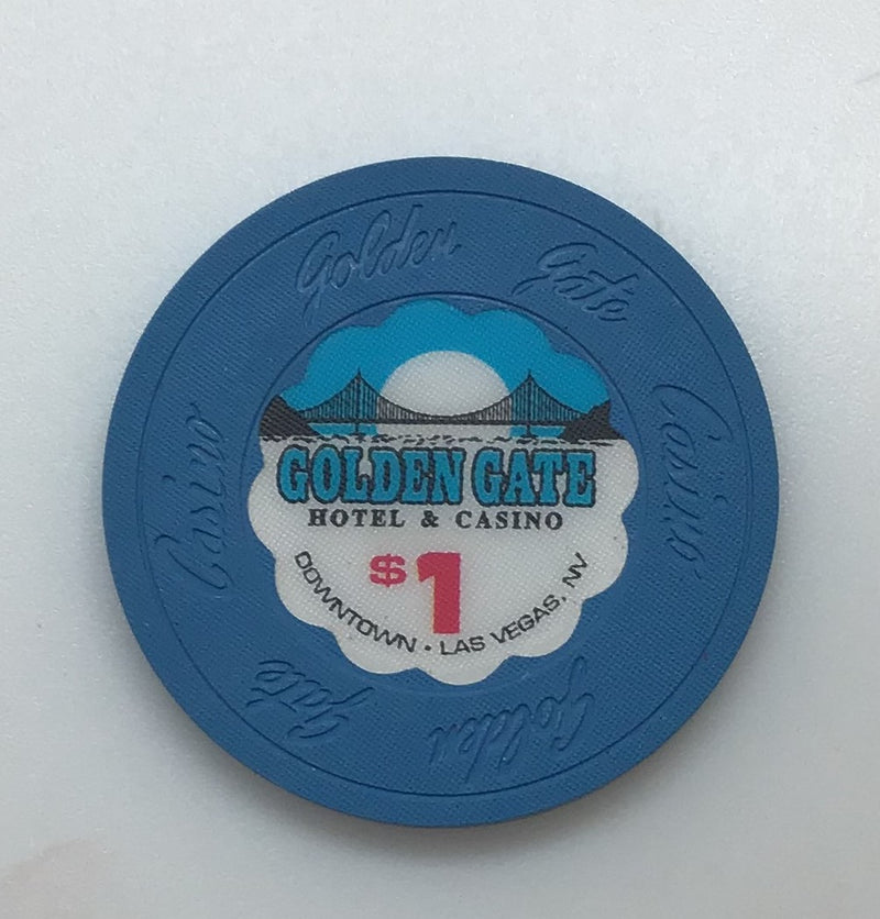 Golden Gate Casino Las Vegas Nevada $1 Chip 1989
