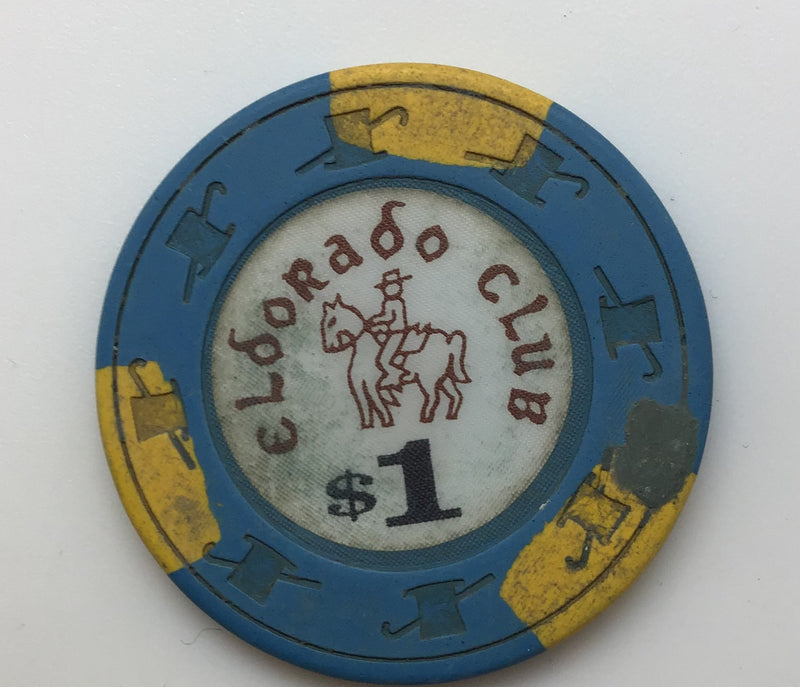 Eldorado Club Casino $1 Chip Gardena, California