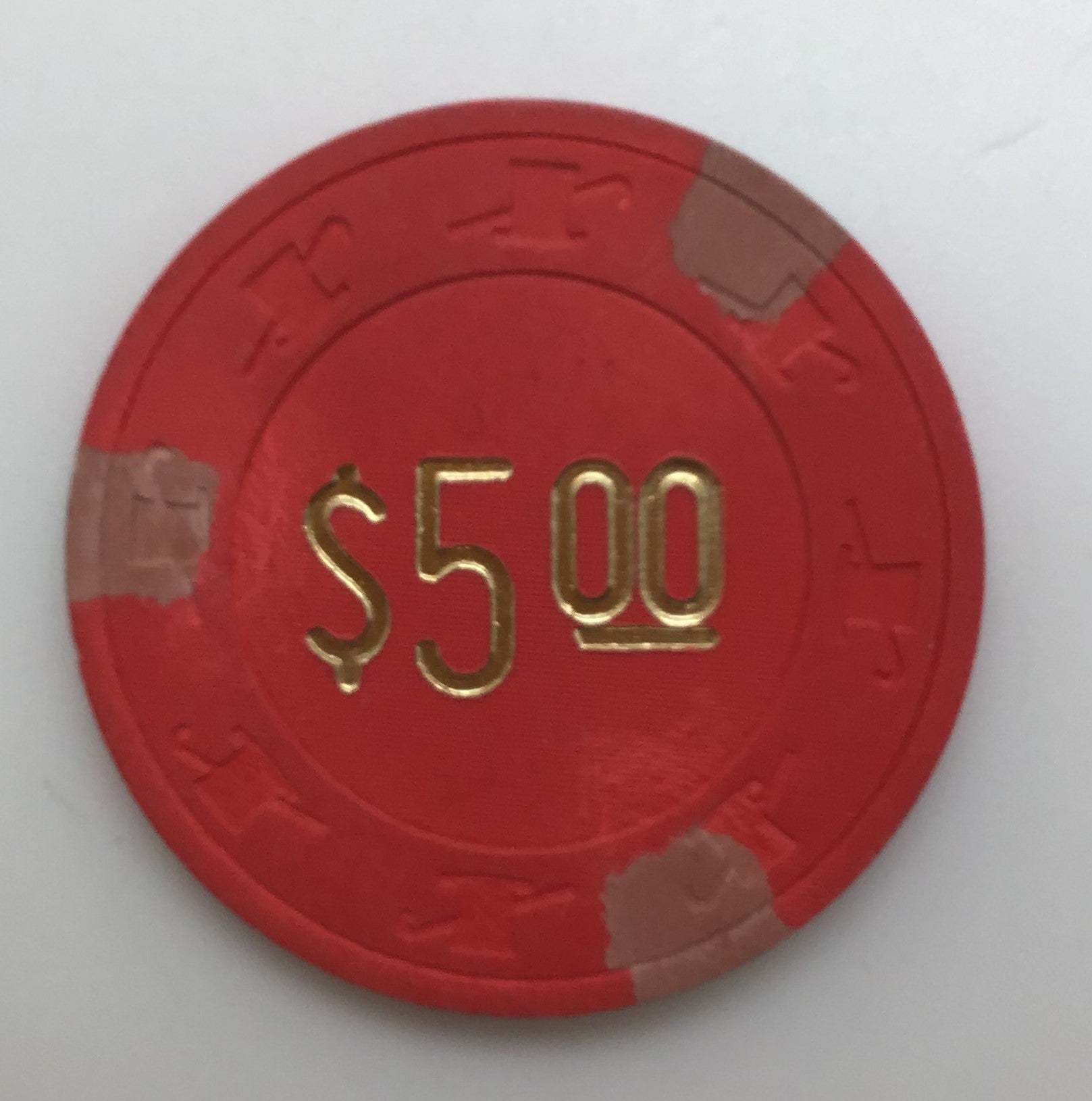 Our Bar Casino Pahrump Nevada $5 Chip 1982