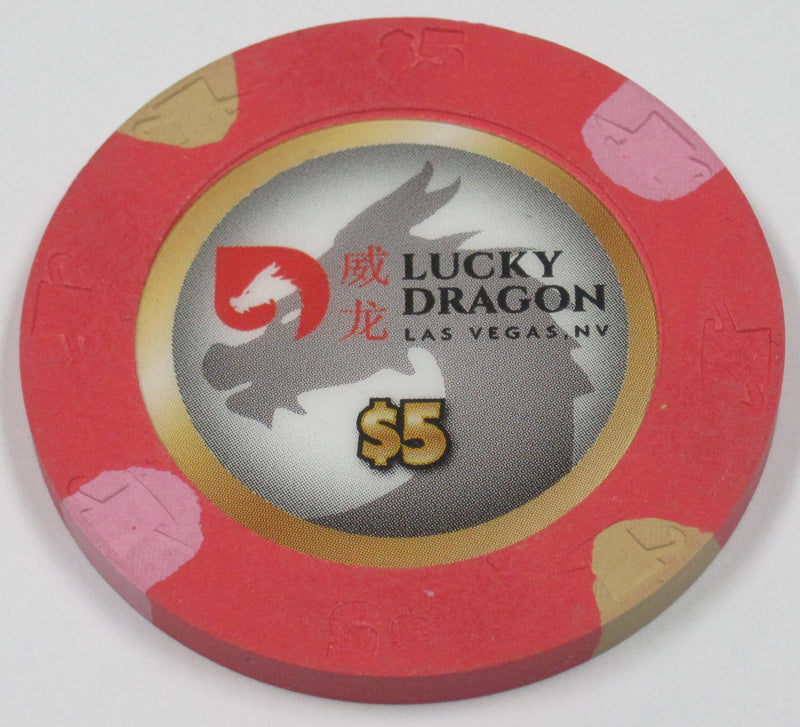 Lucky Dragon Las Vegas $5 Casino Chip 2016 - Spinettis Gaming