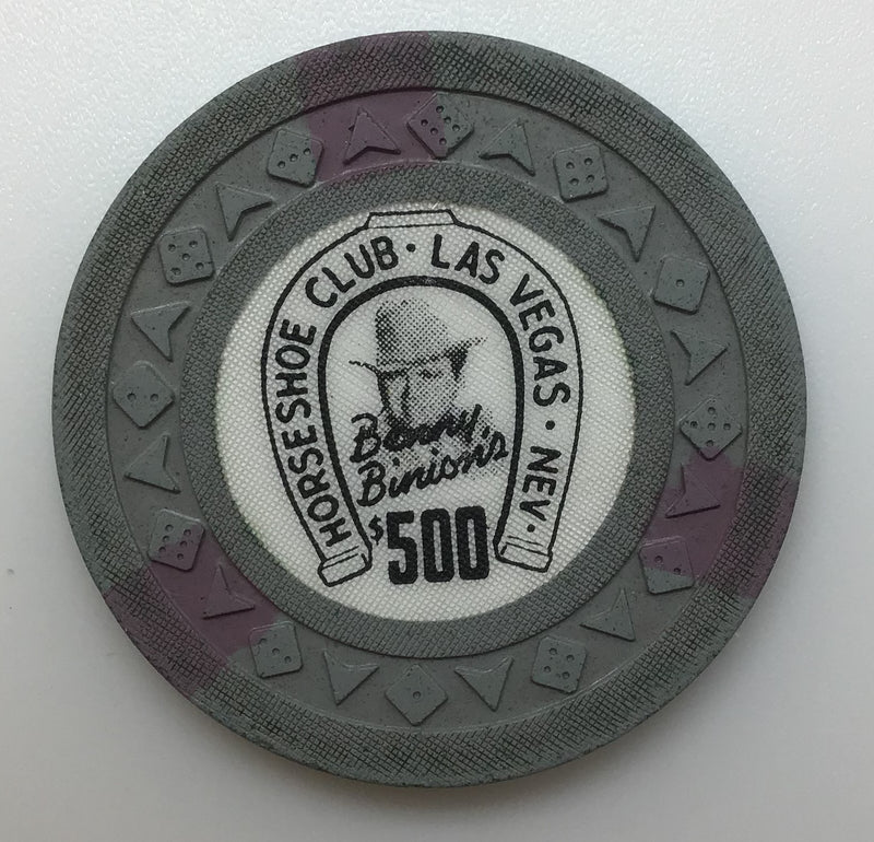 Horseshoe Club Casino Las Vegas Nevada $500 Chip 1953