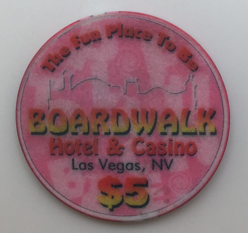 Boardwalk Casino Las Vegas Nevada $5 Chip 2003