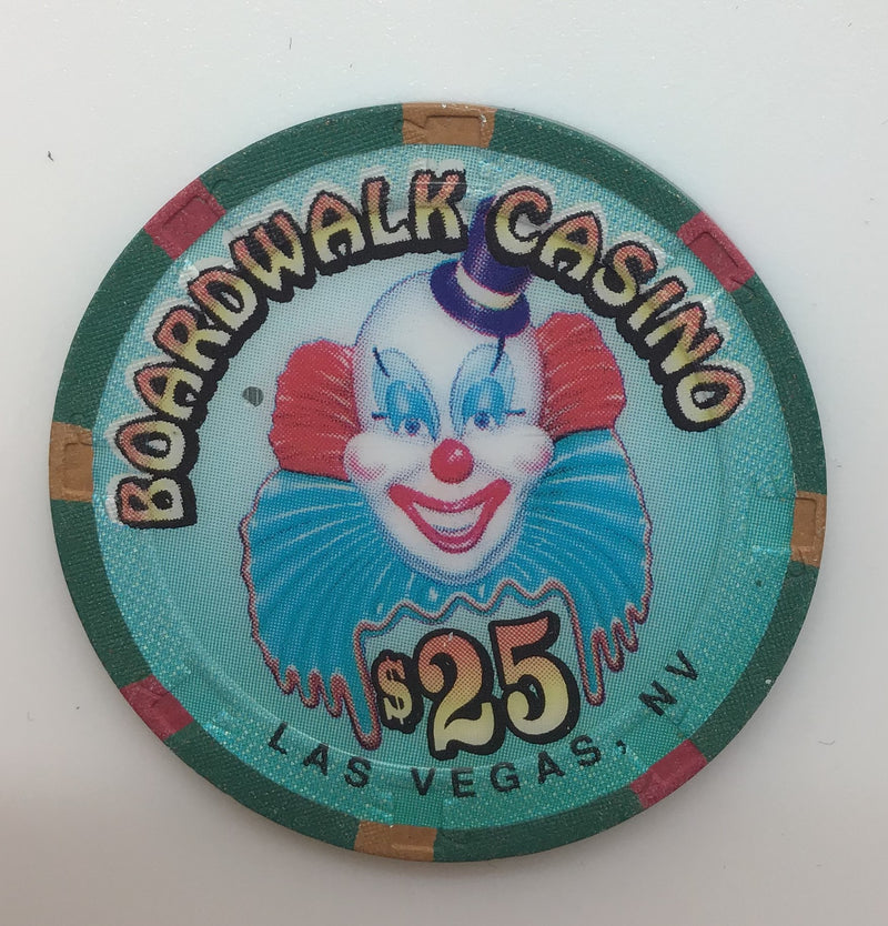 Boardwalk Casino Las Vegas Nevada $25 Chip 1998