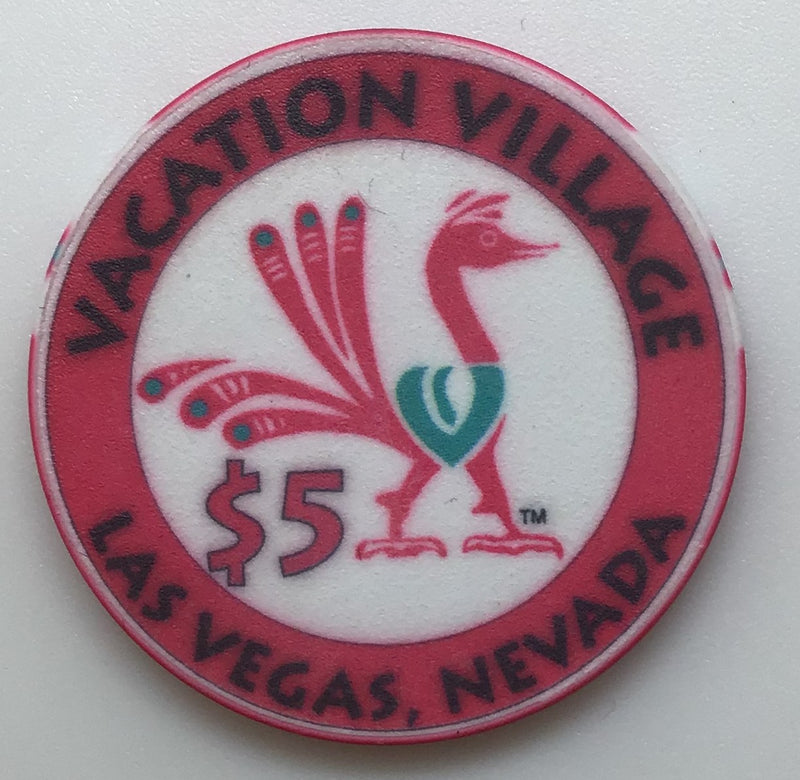 Vacation Village Casino Las Vegas, Nevada $5 Chip Winter 1999