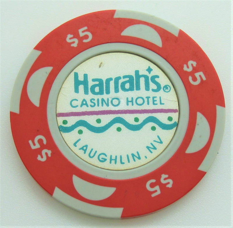 Harrah's Casino Laughlin Nevada $5 Chip 1992