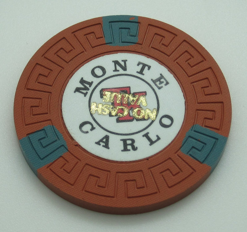 Monte Carlo Casino Reno Nevada $5 Cancelled Chip 1978