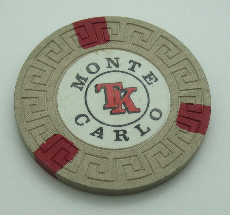 Monte Carlo Casino Reno Nevada $100 Chip 1975