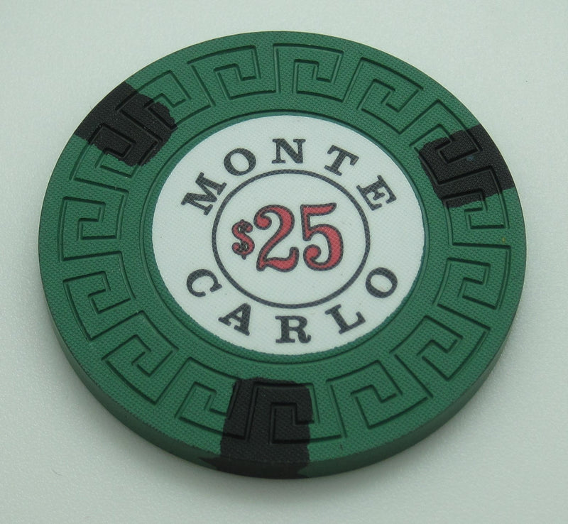 Monte Carlo Casino Reno Nevada $25 Cancelled Chip 1975