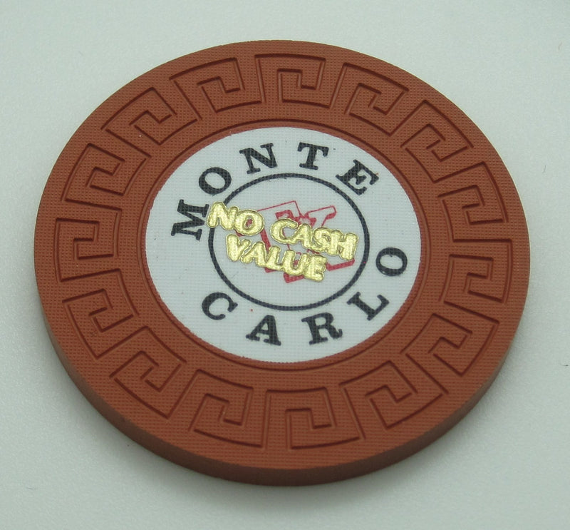 Monte Carlo Casino Reno Nevada $5 Cancelled Chip 1974 No Inserts