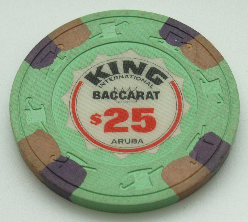 King International Casino Aruba $25 Baccarat Chip